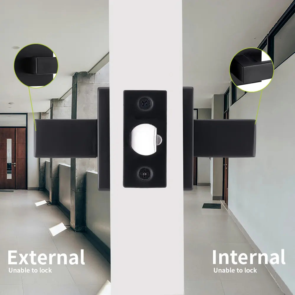 SAH-RT-PE GreenShield Door Lever - For Passage Use