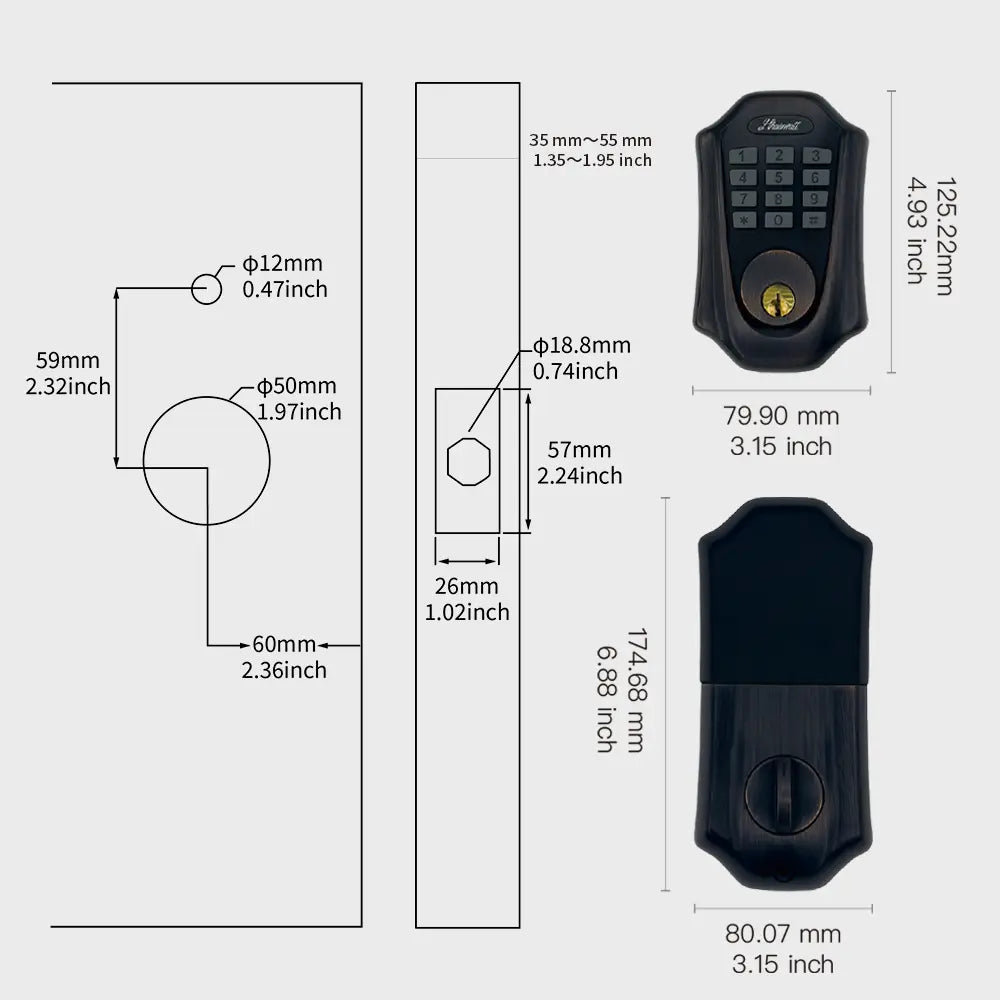 UF01 GreenShield Door Lock