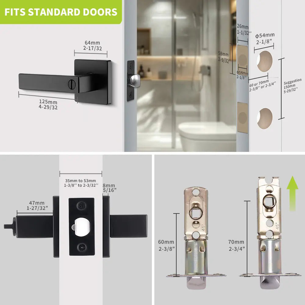 SAH-RT-PY GreenShield SteelCore Door Knob